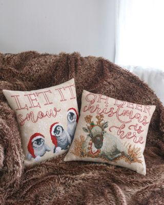 Kit de broderie OH DEER 40 x 40 cm