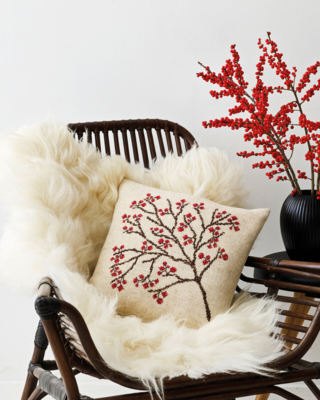 Kit de Broderie Temps d'Hiver 40 x 40 cm