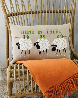 Kit de broderie Hang in there 58 x 40 cm