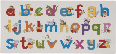 Kit de Broderie Happy Friends ABC R5391 30 x 65 cm