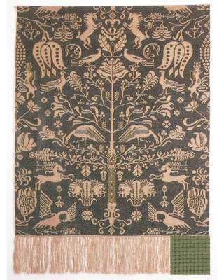 Borduurpakket Beidewand Lichtgroen 101 x 140 cm