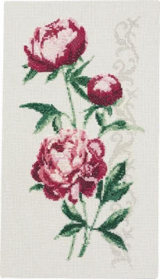 Kit de Broderie Suspension de Fleurs 34x60 cm