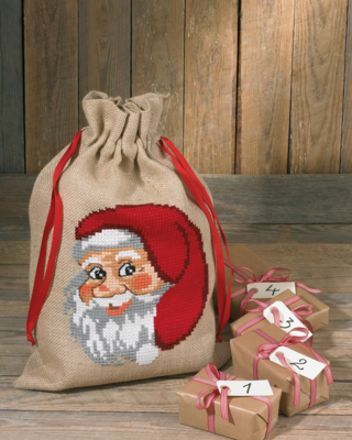 Kit de broderie Sac de Noël 39 x 55 cm