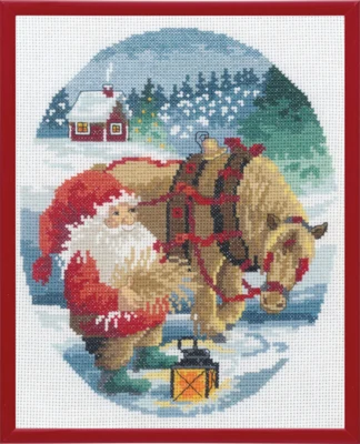 Kit de broderie Lutin & cheval R5798 20 x 25 cm