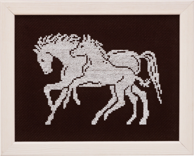 Kit de broderie Cheval avec poulain 5381 17 x 22 cm