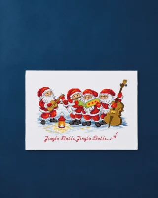 Kit de broderie Orchestre de lutins 34 x 24 cm