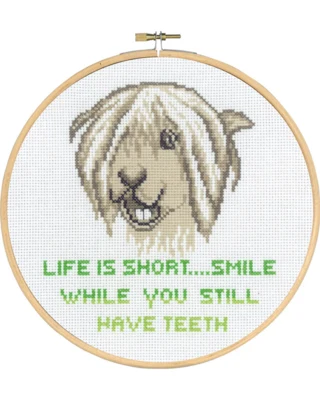 Kit de broderie Life is short m/5810/20 20 Ø