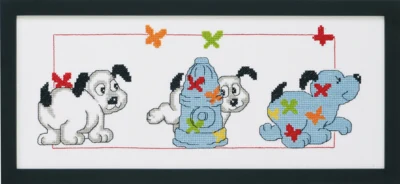 Kit de broderie Chien R5496 36 x 15 cm