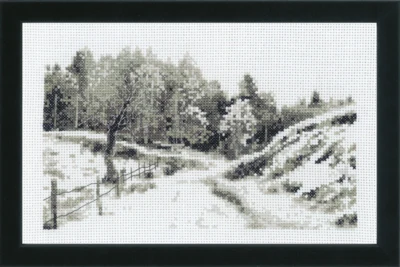 Kit de Broderie Chemin Champêtre 15 x 24 cm