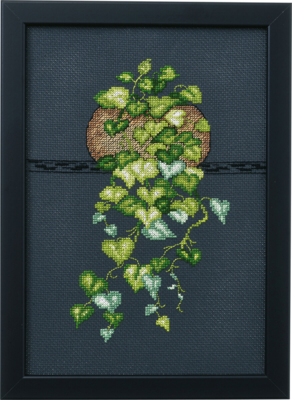 Kit de Broderie Heart Leaf Philo. 20 x 29 cm