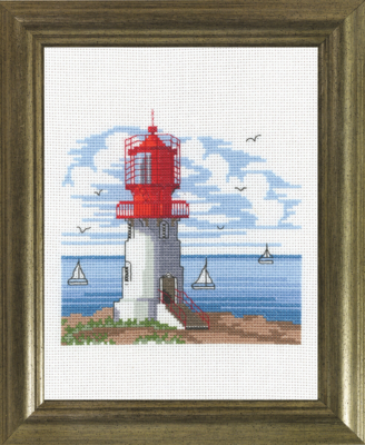 Kit de broderie Phare norvégien R5313 17 x 22 cm