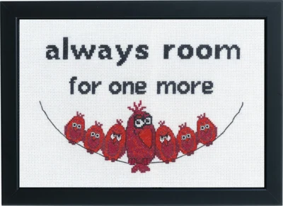Kit de broderie Always room for one 29x20 cm
