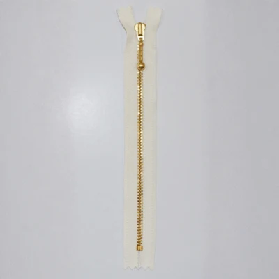 YKK Vaste Rits, Messing, 4 mm