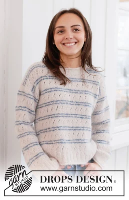 266-27 Harbour Stripes Sweater by DROPS Design