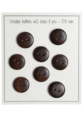 Go Handmade Houten Knopen - UFO (8 st)