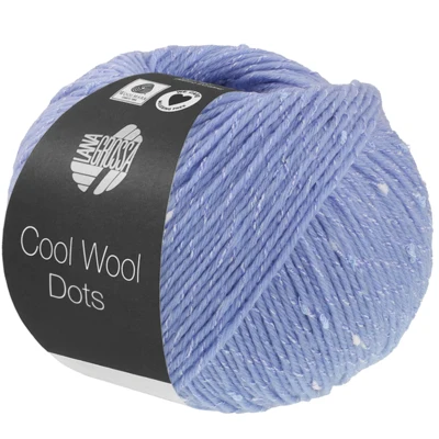 Lana Grossa Cool Wool Dots 01 Bleu clair