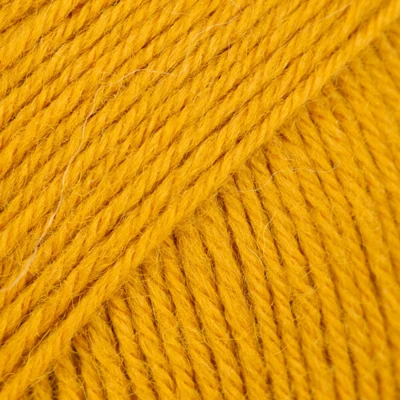 DROPS Fabel Uni Colour 111 Jaune moutarde