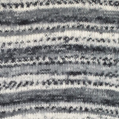DROPS Fabel Print 905 Noir / naturel