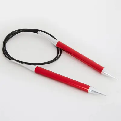 KnitPro Zing Rondbreinaalden met kabel 80 cm (2.00-12.00mm)