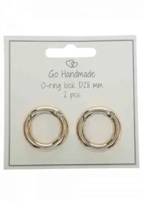 Go Handmade O-Ring Lock 28 mm (2 pièces)