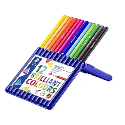 STAEDTLER Ergosoft 157 crayons de couleur, 12 pièces