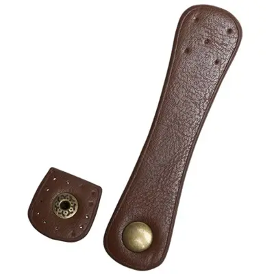 Go Handmade Bag strap w / Bronze Zipper 2x11 cm (1 pc)