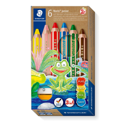 STAEDTLER Buddy-potloden 3-in-1, 6 st
