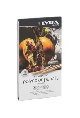 Crayons de couleur Lyra Rembrandt, 12 pièces