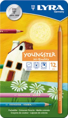 Crayons Lyra Youngster, 12 pièces
