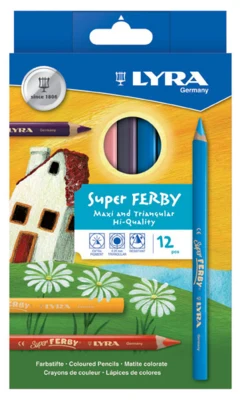Lyra Super Ferby kleurpotloden, 12 stuks