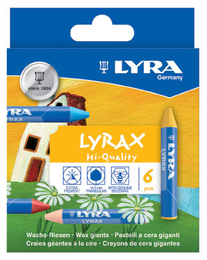 Craie Lyra Lyrax, 6 pièces