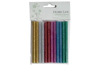 Hobby Line Lijmsticks met mica 7,2 mm, 12 st