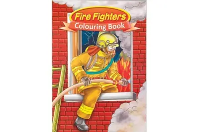 Kleurboek A4 Brandweerlieden, 16 pagina&#39;s