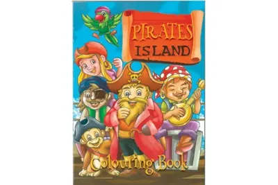 Livre de coloriage A4 Pirates Island, 16 pages