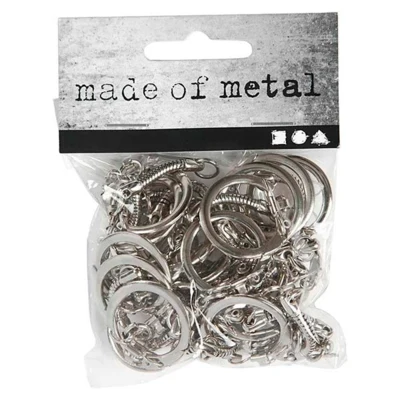 Porte-clés avec chaîne, 25 pcs