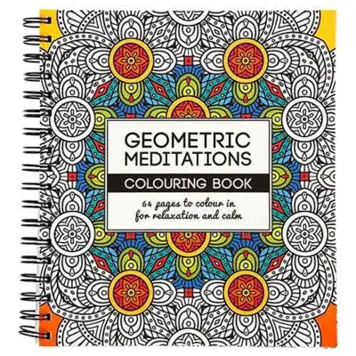 Livre de coloriage Méditations géométriques 19,5 x 23 cm, 64 pages