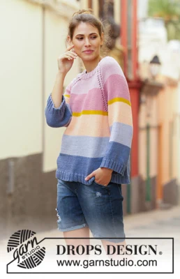 201-33 Sonora Sunrise Sweater van DROPS Design