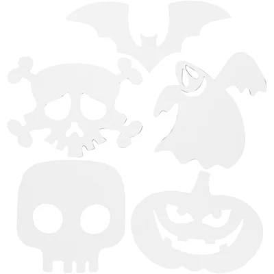 Figurines Halloween, 25 x 17 cm, 230 g, blanc, 16 pcs