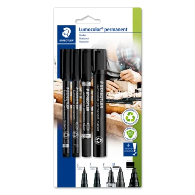 STAEDTLER Lumocolor Mix Set, 4 pièces