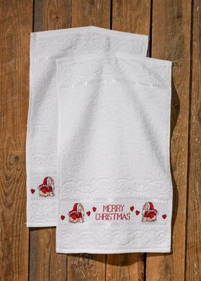 Kit de broderie Joyeux Noël, 2 pcs