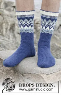 0-1147 Ólafur sokken van DROPS Design