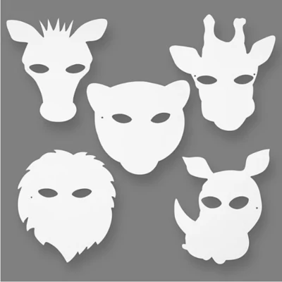 Masques de la jungle, 16 pièces