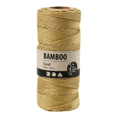 Bamboe koord, 1 mm