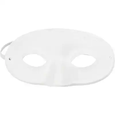 Demi-masque, blanc, 10 pièces