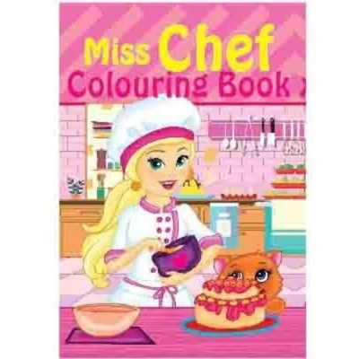 Miss Chef A4 Kleurboek, 16 pagina&#39;s