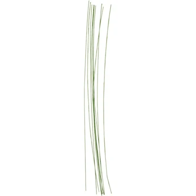 20 pièces. L : 30 cm, diam. 0,6 mm, vert