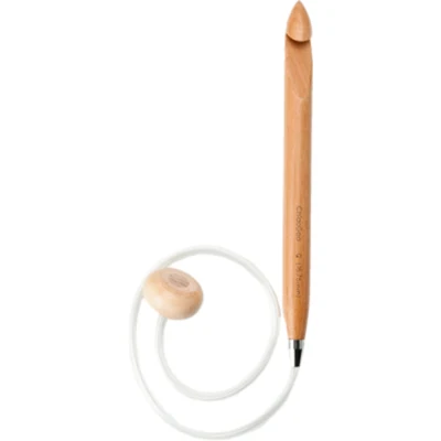 ChiaoGoo Crochet Tunisien Wood Bambou, Flexible (60 et 80 cm)