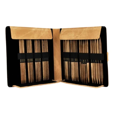 LYKKE Sokkenbreinaaldenset Umber, Tan, 15 cm (4.00-9.00 mm)