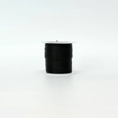 HobbyArts Cordon en cuir, 10 m, Noir