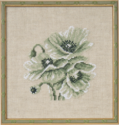 Kit de Broderie Coquelicots 18 x 19 cm